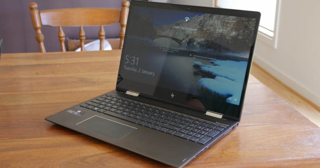 HP ENVY 16 laptop chassis showcasing its 16-inch display and clean aluminum body.