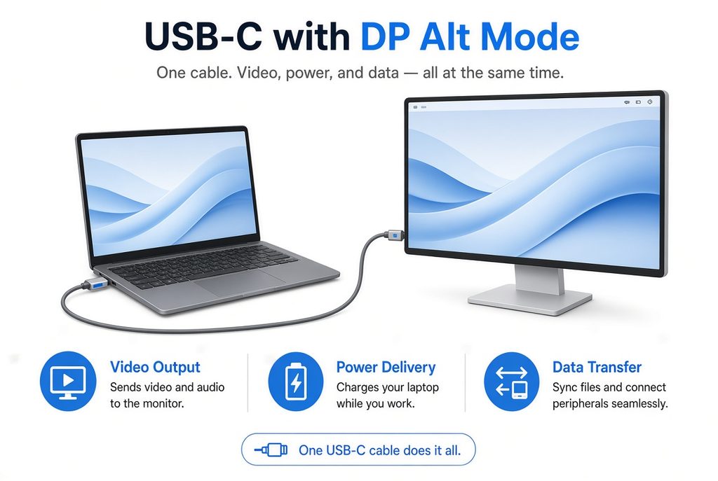 Monitor cable product packaging displaying specifications like 4K 120Hz and bandwidth ratings