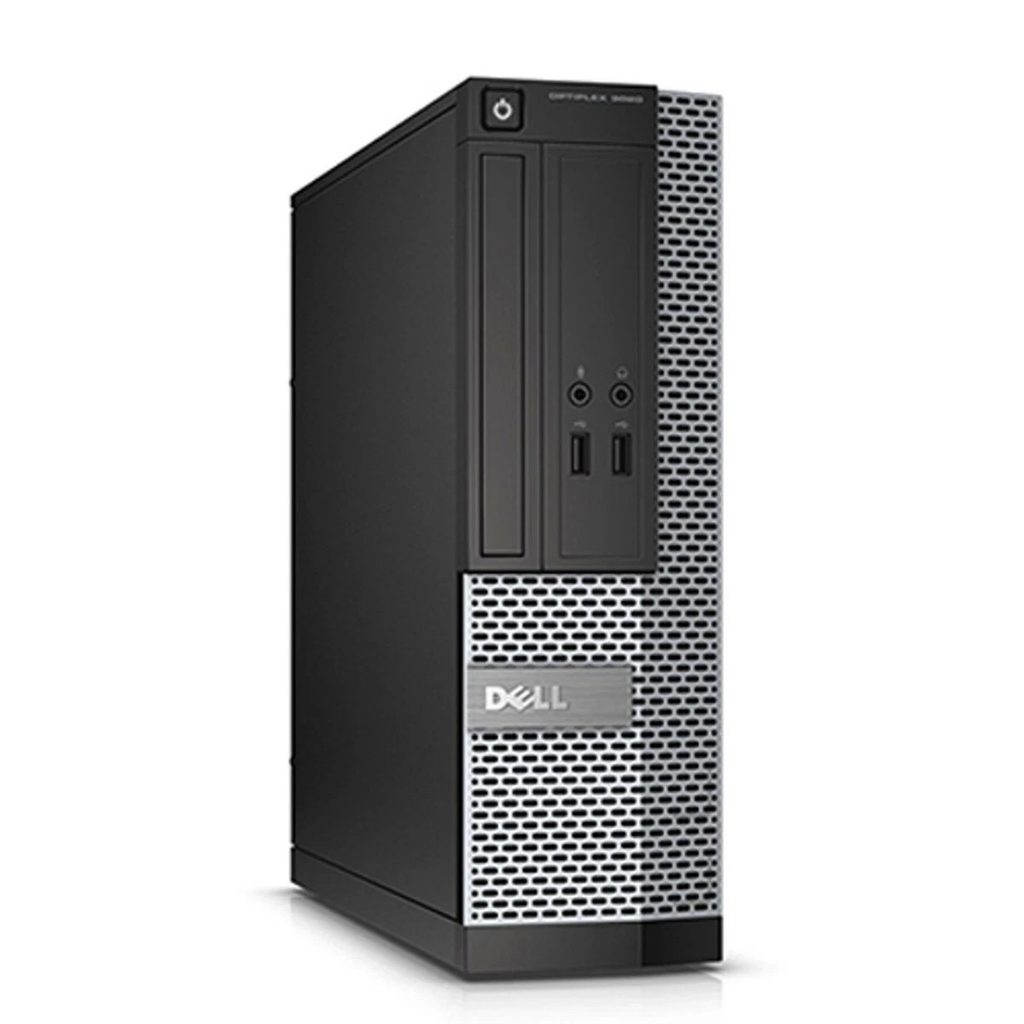 Dell OptiPlex Small Form Factor SFF desktop computer in dark grey