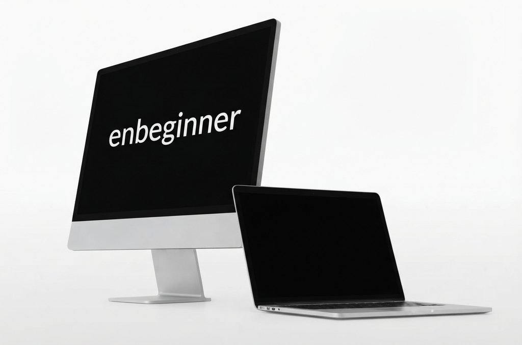 Desktop computer and laptop side by side comparison
